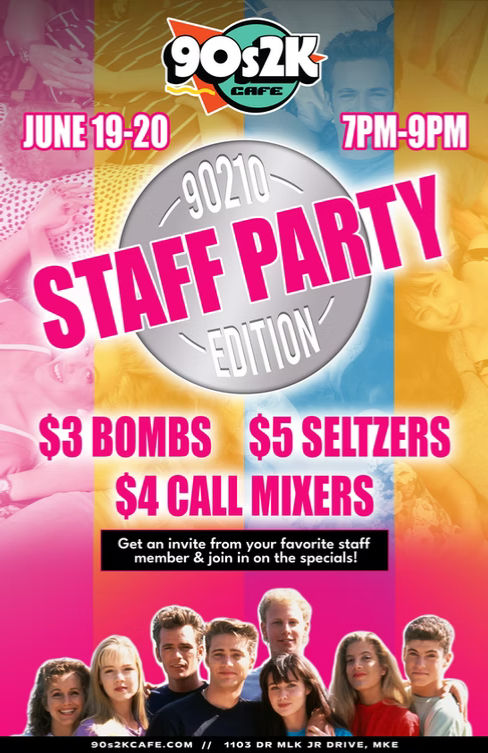 Staff Party - 90210 Edition @ 90s2k
